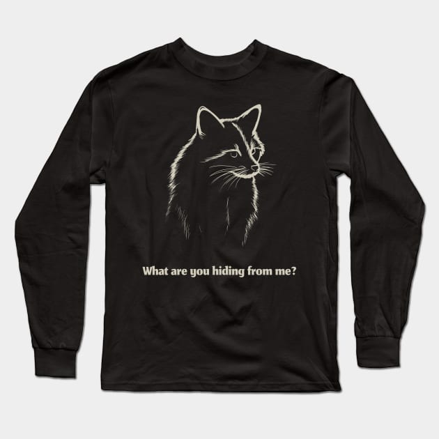 Playful Raccoon Art - Explore the Charm of Nature's Bandit Long Sleeve T-Shirt by VectorAD